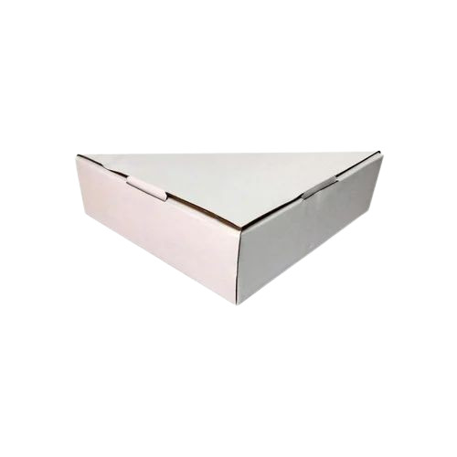 Sandwich Packaging Boxes - Bleached Kraft Paperboard 5x5x2 Inch Plain Design with One Compartment in White Color
