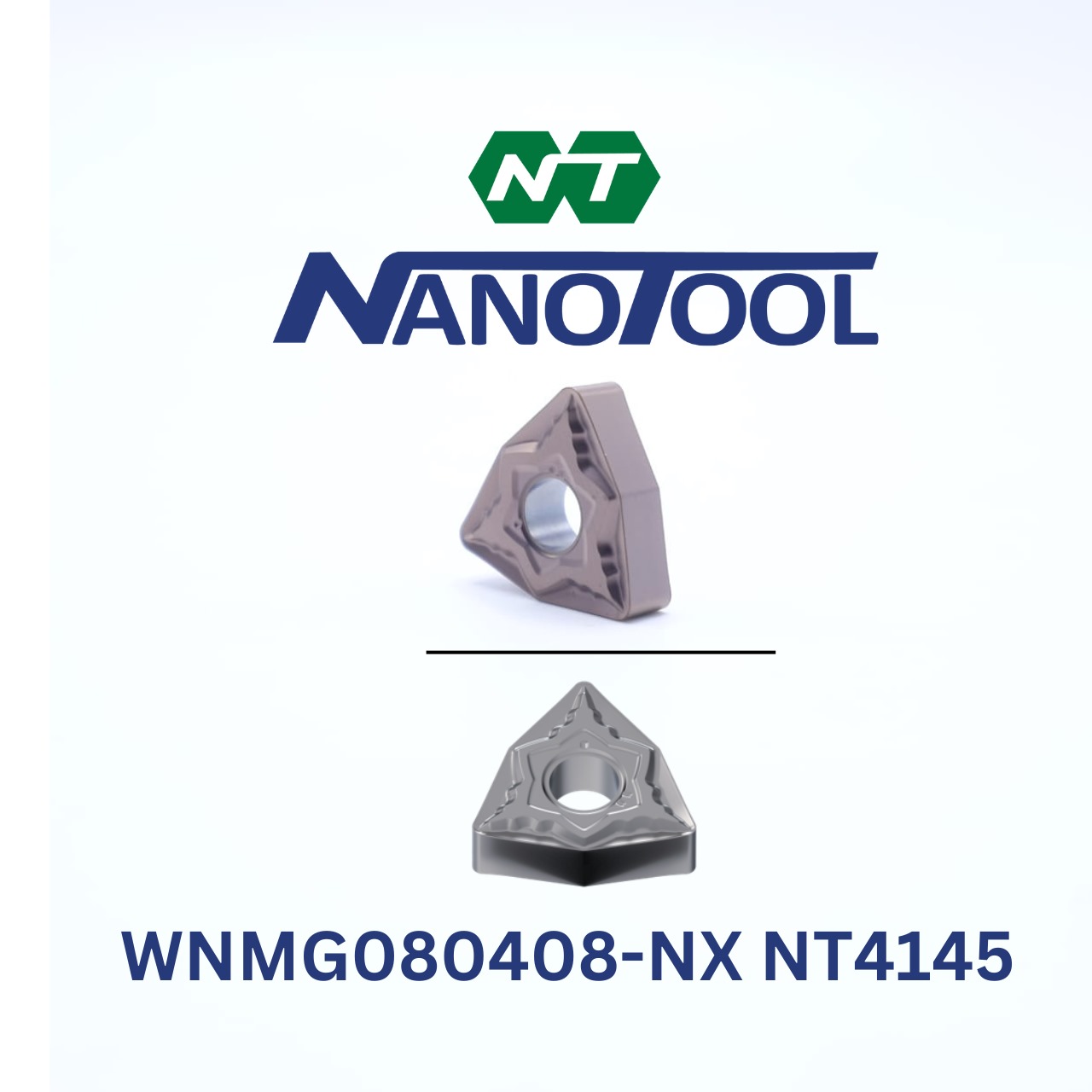 Turning Insert- WNMG080408-NX NT4145