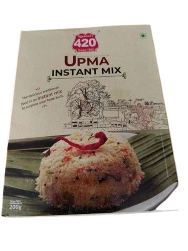Upma Instant Mix - Powder 200 Grams | FSSAI Certified Ideal for Indian Cuisine 12 Months Shelf Life