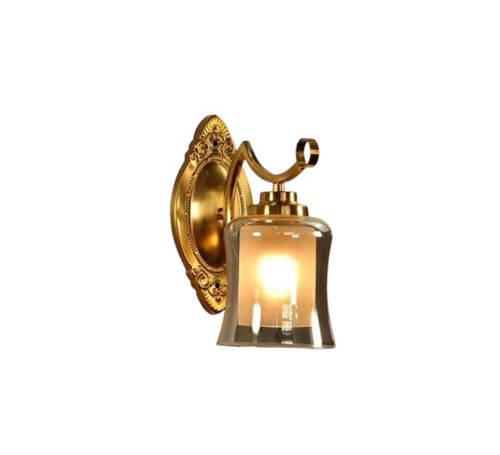 Wall Glass Lamp - Color: Gold