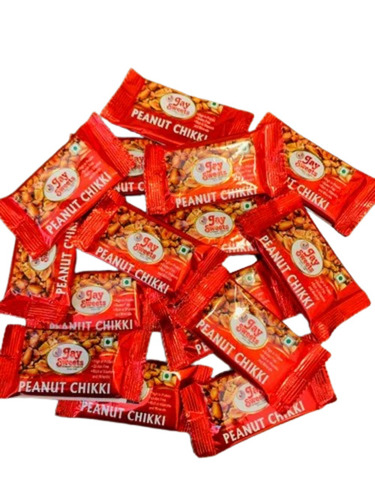 20 Gm Peanut Chikki - 25 Grams Packet | Jaggery Sweetened, Deliciously Tasty, Sweet Flavor, 3 Months Shelf Life