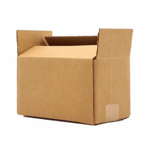 5 Ply Corrugated Packaging Boxes - Brown, 12x6x6 Inch Rectangular Design | Versatile Use for Apparel, Electronics, Food, Gifts & Crafts