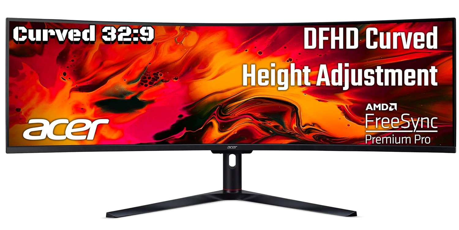 Acer Ei491Cr S 49 Inch Led 1800R Curved Va Monitor - Application: Desktop