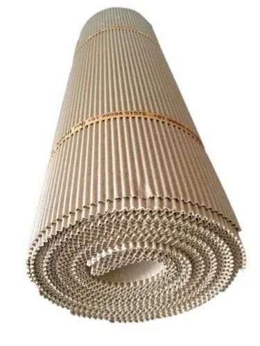 Brown Corrugated Packaging Roll - 300GSM, 48 Inch Width , Plain Brown Corrugated Paper for Secure and Reliable Packaging Solutions