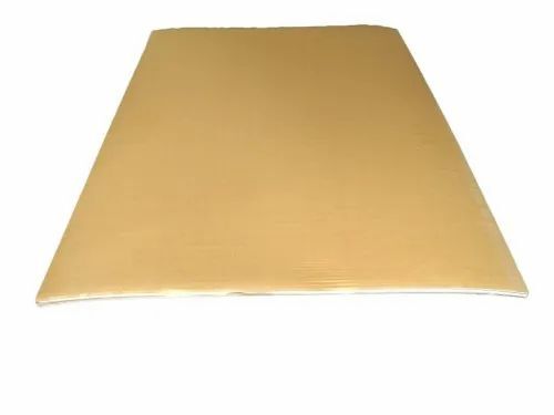 Brown Corrugated Packaging Sheet - 200GSM, 10 x 12 Feet (W x L), Rectangular Shape, Plain Pattern, Durable Corrugated Paper Material