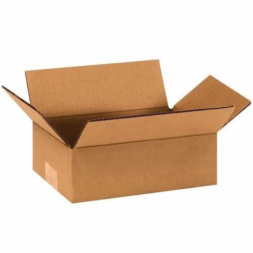 Brown Corrugated Paper Packaging Box - 13.5x12x11 Inches, Double Wall 5 Ply Rectangular Design for Industrial Supply & Logistics, Suitable for Apparel, Electronics, Food, Gifts & Crafts