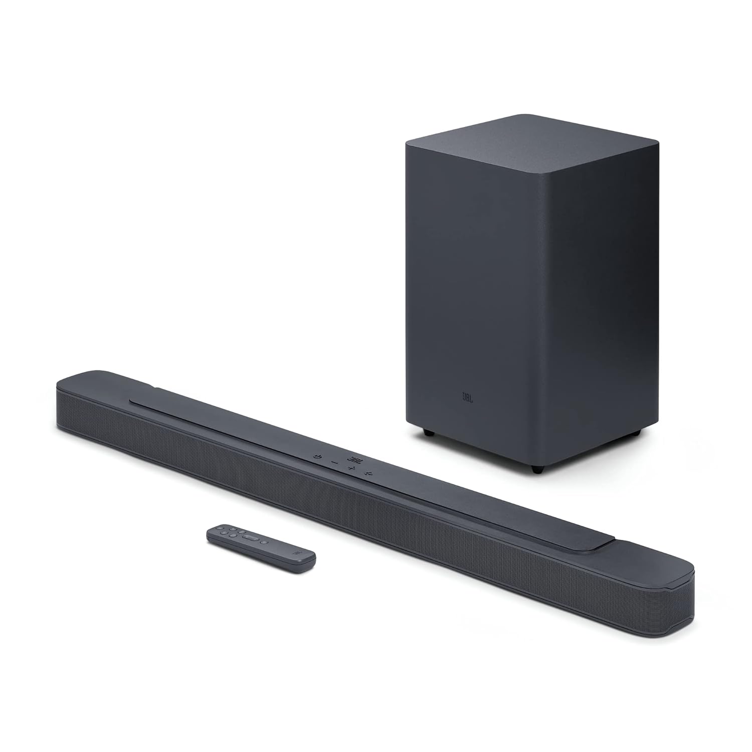 Jbl Bar 2.1 Deep Bass (Mk2) Soundbar With 6.5 Wireless Subwoofer - Cabinet Material: Wooden