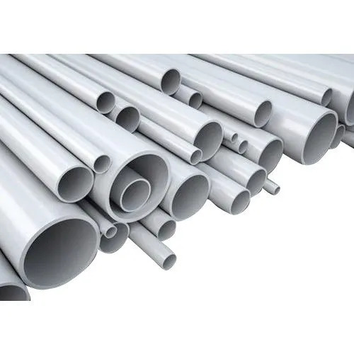 Plastic Pipe - Plastic 90mm to 160mm Outer Diameter Grey Color 6kg to 10kg Pressure Ratings Round Shape Plain Pattern Designed for Plumbing Applications