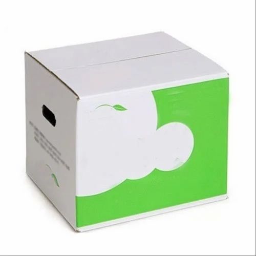 Printed Carton Boxes - Kraft Paper, 4-6 mm Thickness, Rectangle Shape, Multi Color Design | Ideal for Packaging 10-15 Kg Capacity