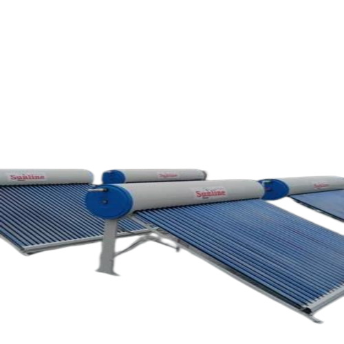 Solar Water Heater - Stainless Steel 58x1800 mm Evacuated Tubes White Color 200 Liter/Day Capacity Optional Electric Heater Backup 7 Year Warranty