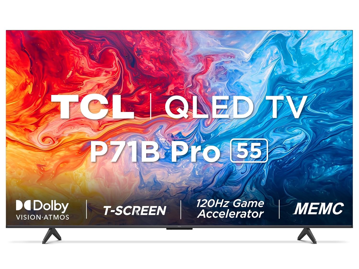 Tcl 55 Inch 4k Ultra Hd Smart Qled Google Tv 55p71b Pro