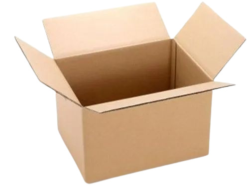 5 Ply Corrugated Packaging Boxes - Rectangular, Brown, Double Wall, 10 Kg Capacity | Custom Printed, Moisture Proof, Gloss Coated, Type E Flute