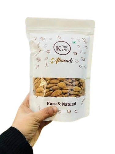 Almond Packaging Pouch - Kraft Paper, Multi Color Printed Stand Up Pouch | Durable Design, Eco-Friendly Material, Attractive Finish