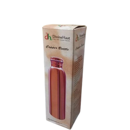 Copper Bottle Packaging Box - Paper Material, Multi Color Printed Design | Eco-Friendly and Attractive for Stylish Presentation