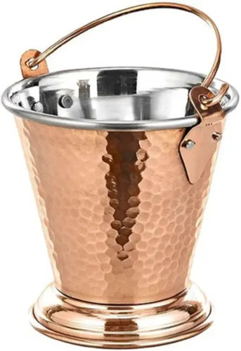 Hammered Copper Bucket