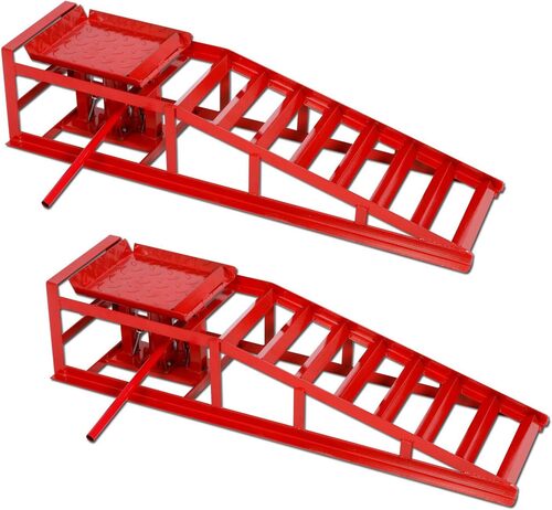 Hydraulic Ramps - Color: Red