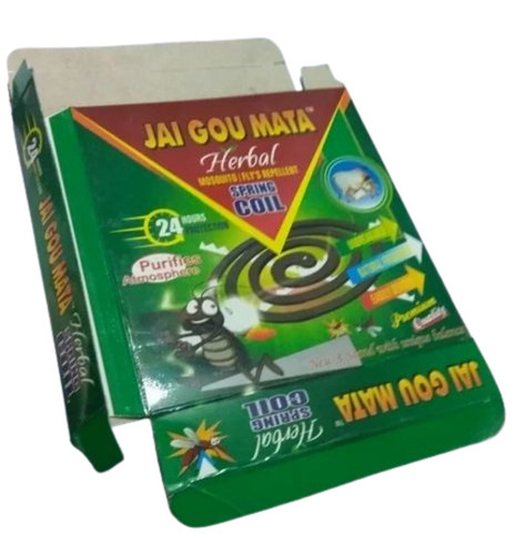 Mosquito Coil Packaging Box - Paper Material, Multi Color Printed Design | Versatile Mosquito Protection Solution