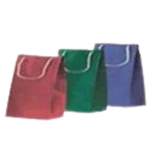Multicolor Paper Shopping Bags - Biodegradable, Moisture Proof | Multi Color, Recyclable, Plain Style with Rope Handles