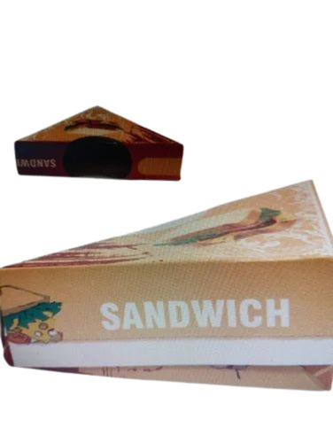 Sandwich Packaging Boxes - Kraft Paper, Multi Color Printed Design | Durable and Eco-Friendly Packaging Solution