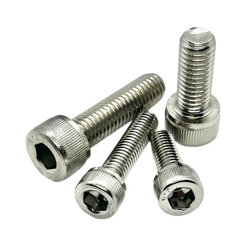 Stainless Steel Socket Head Cap Screw - High Quality, Oxidized Finish, Polished Surface | Silver Color, Fitting Use, Flush Design, Hexagonal Recessed Head