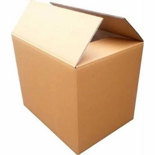 Corrugated Paper Packaging Box - Triple Wall 7 Ply, 21x18x17 Inch Brown Rectangular Container | For Office Supply, Stationery, Electronics, and Gifts