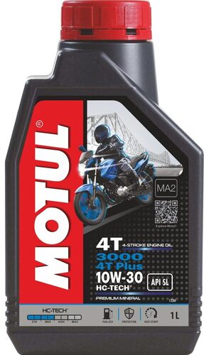 10W 30 Motul Engine Oil - Ash %: 100