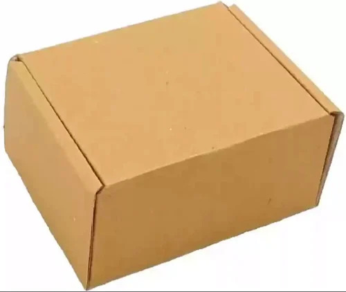 3 Ply Corrugated Packaging Boxes - Single Wall, Square Shape, Brown, Laminated & PVC Coated | Moisture Proof, Biodegradable, Food Grade, Ideal for Apparel, Electronics, Food, Gift & Crafts