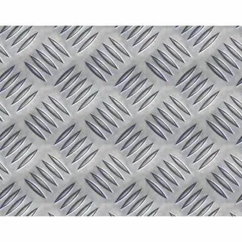 Aluminum Checkered Sheet - Color: Aluminium