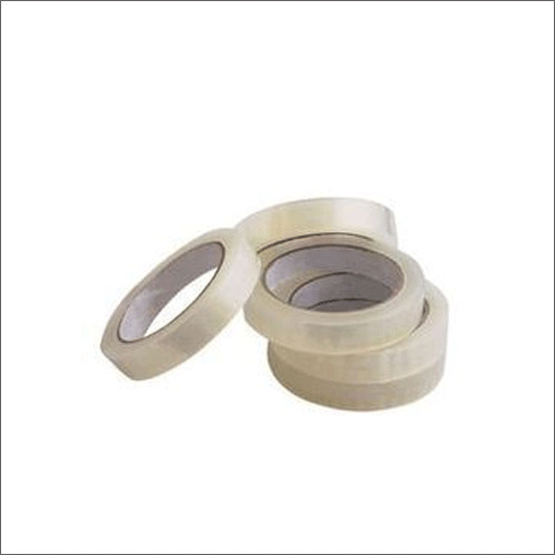 Cello Tapes - PVC Material, Transparent Color, Single Side Adhesive, Pressure Sensitive, 1 Year Shelf Life, Carton Sealing Use | Durable, Fine Finished, Plain Roll Pattern