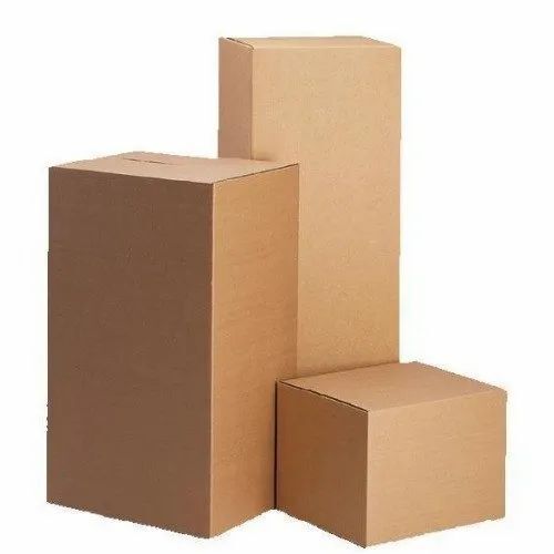Corrugated Board Packaging Boxes - Brown, Litho - Laminated, Disposable & Biodegradable Material for Pharmaceuticals