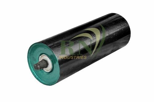 Industrial Conveyor Idler Roller - Mild Steel, 2500 mm Length, Black Color - Durable Design, Perfect Finishing, 1 Year Warranty