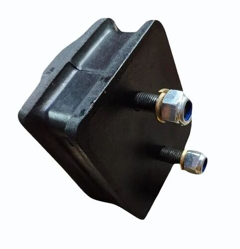 Rubber Engine Mounting - Solid Rubber, Thickness 10-20mm, Standard Size, Black Color | Engine Mounts for Vibration Control in Trucks