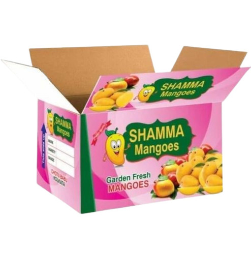 Fruit Packaging Boxes - Multi Color Printed Paper | Ideal for Fresh Fruits, Sustainable Packaging Solution, Eco-Friendly Design