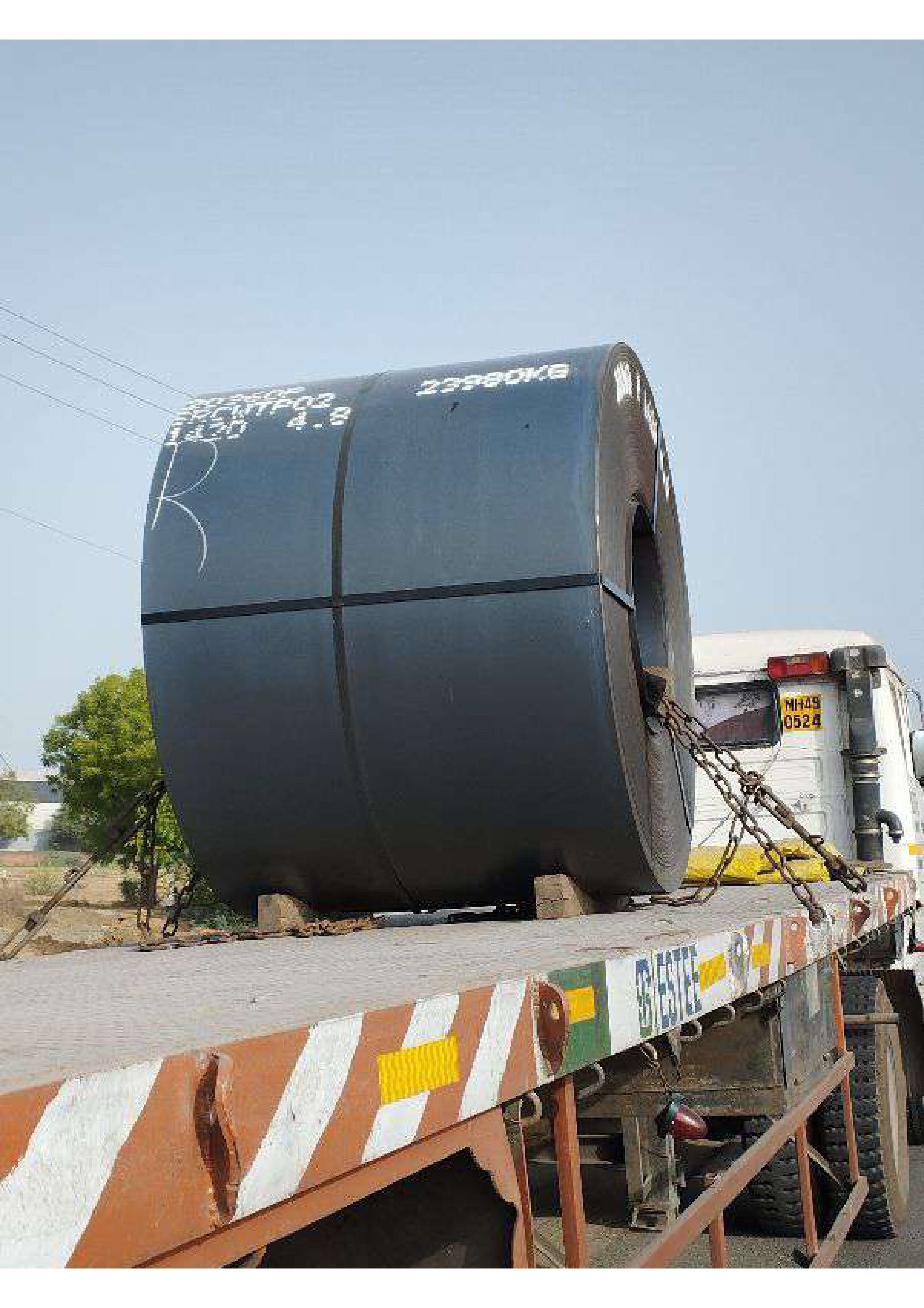 Industrial MS Coil - Corrosion Resistant, Plain Shape, Silver and Black Colors | Industrial Grade MS Material, Hardness Features