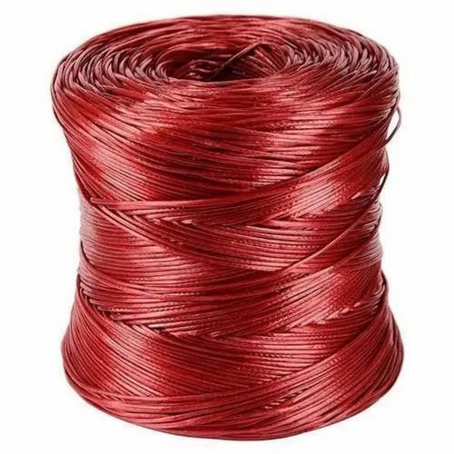 Kissan Plastic Sutli - Plastic Material, 40 mm Diameter, Glossy Red Finish | Multicolor Options for Versatile Packaging Solutions