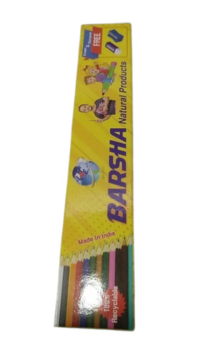 Pencil Packaging Box - Corrugated Fiber Board, Light Weight, Multi Color Offset Printed Design | Versatile Pencil Container Solution