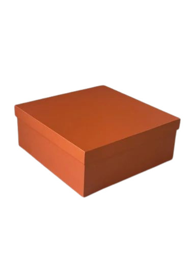 Rigid Gift Packaging Boxes - Virgin Kraft Paper, 10 x 9.5 x 1 Inch, Red, Laminated Coating, Rectangular Shape for Gifts & Crafts