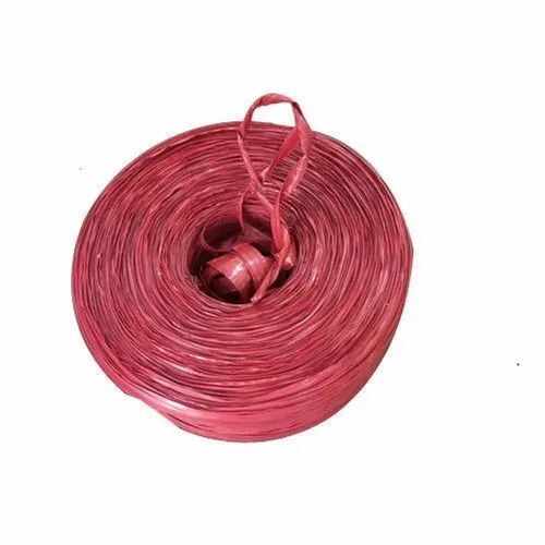 Royal Virgin Quality Plastic Sutli - Plastic Material, 90 mm Diameter, Glossy Red Finish | Ideal for Multicolor Packaging Applications