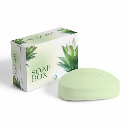 Soap Packaging Box - Unbleached Kraft Paperboard, Square Shape, Multi Color, Printed Pattern | Ideal for Eco-Friendly Presentation
