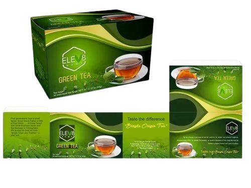 Tea Packaging Boxes - Paper Material, Multi Color Design | Printed for Eye-Catching Appeal and Eco-Friendly Usage