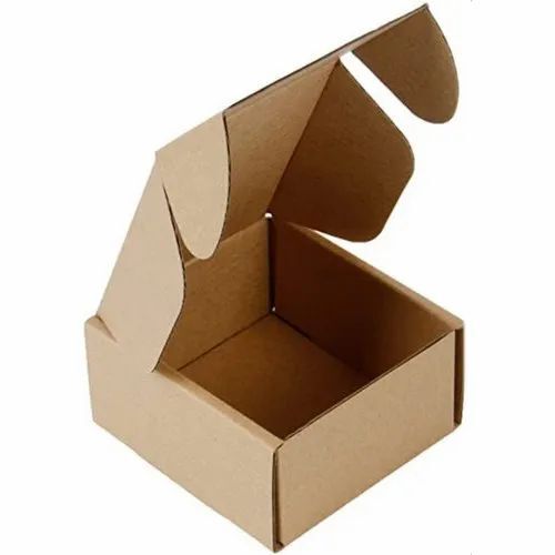 3 Ply Corrugated Packaging Box - Corrugated Paper, Capacity: 1kg, Color: Brown | Ideal for Apparel and Food Storage