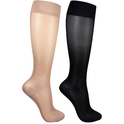 Nylon Compression Socks - Color: Gray