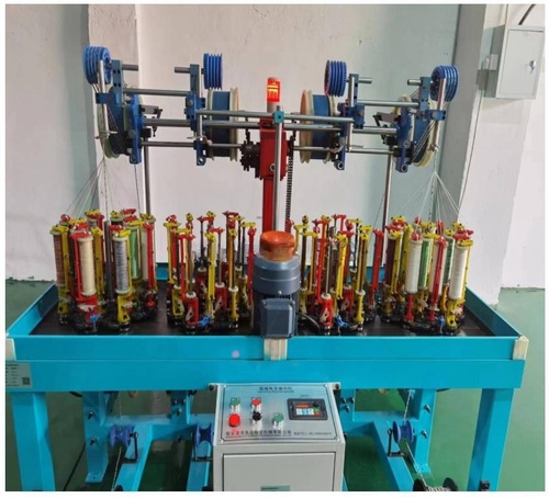 Nylon Naivy Rope Braiding Machine Cord Braiding Machine Price 16 Carriers Shoelace Braiding Machine Solid Cord Machine 16 Spindle