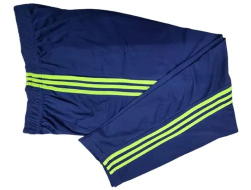 School Track Pant - Polyester, Customized Size, Blue Color | Lightweight, Breathable, Washable, Plain Design for Boys aged 5-15 Years