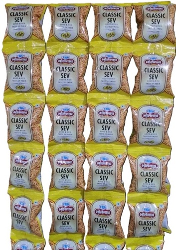 Sev Namkeen - Regular Size, 100% Aloo | Salty Flavor, Low Calorie, Excellent Aroma Ideal for Home, Hotel, and Restaurant Use