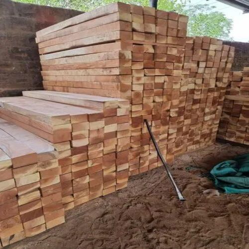 4inch Neem Wood Cut Size - Rectangular Brown Packaging Box Material | Customizable Size, Durable Wood Design