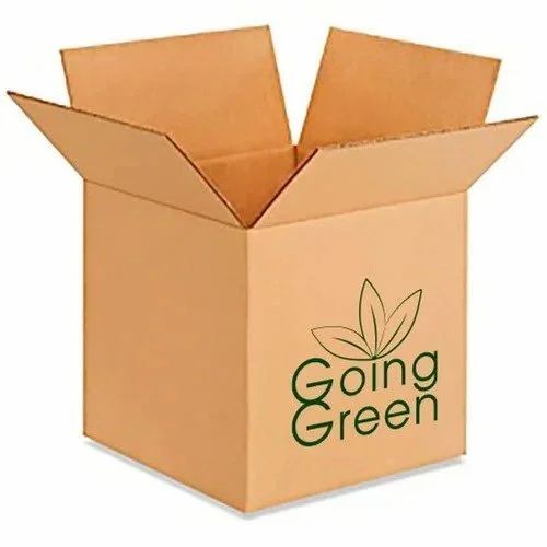 5 Ply Corrugated Packaging Boxes - 25 Kg Weight Capacity, Brown Virgin Kraft Paper, Rectangular Shape | Disposable, Biodegradable, Moisture Proof