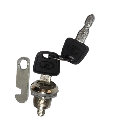 Alloy Cam Locks - Stainless Steel, Polished Finish, Silver Color | Durable and High Quality, Plain Design for Home Applications