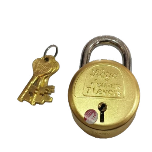 Brass Round Padlock