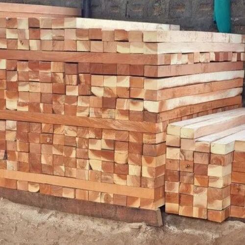 Grade A Neem Wood Plank - 3 Inch Thick, Rectangular Shape, Rich Brown Color | Customized Size Available for Versatile Furniture Applications